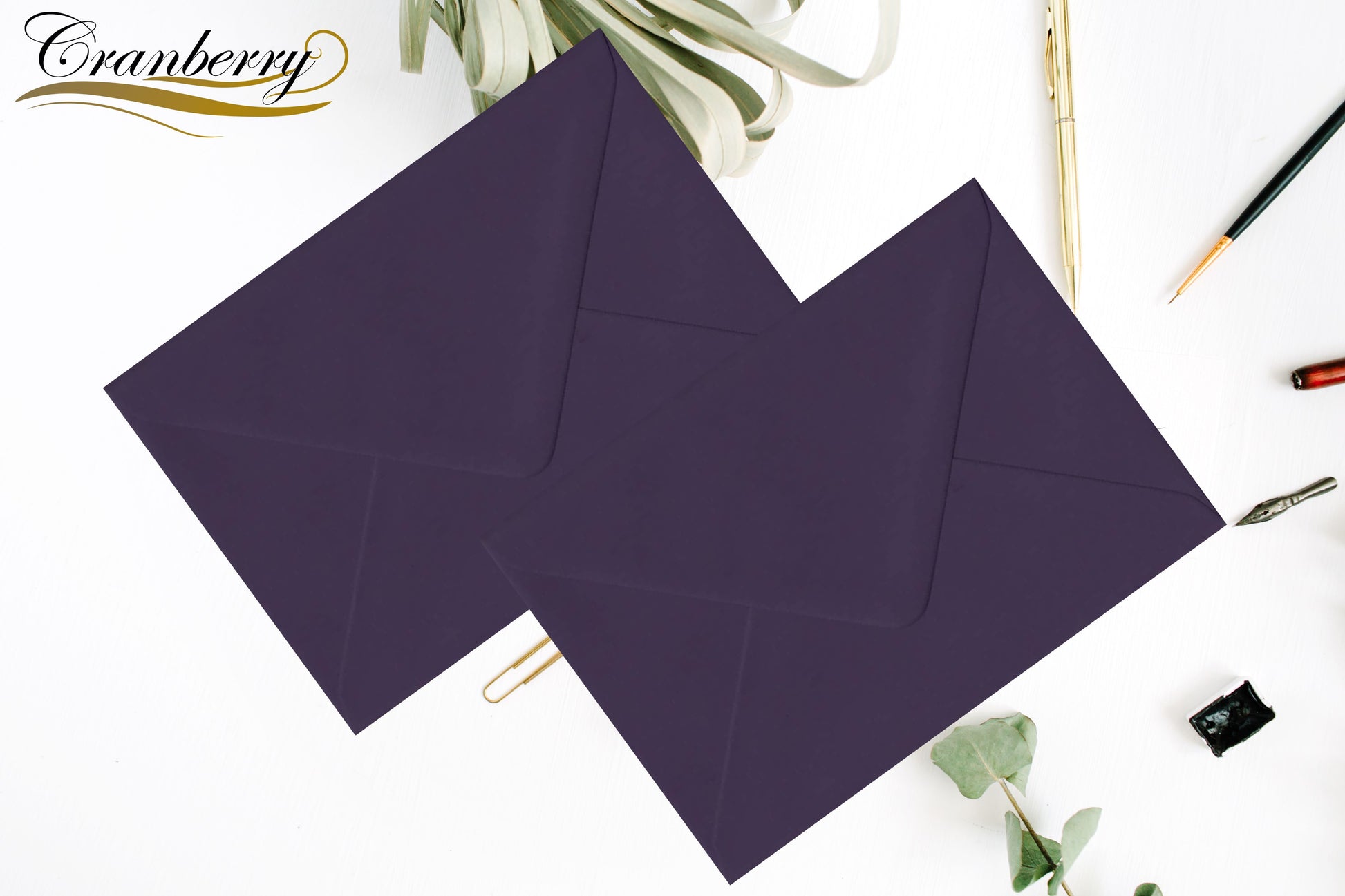 5x7 Aubergine Coloured Envelope Premium 120gsm Weght