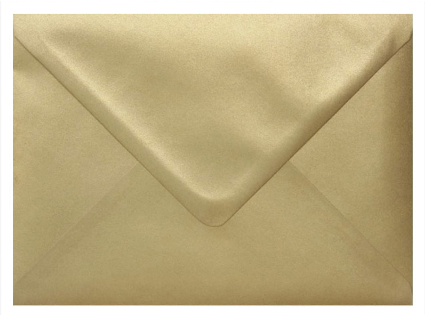 5x7 Gold Envelopes Metallic Pearl 133mm x 184mm Gummed