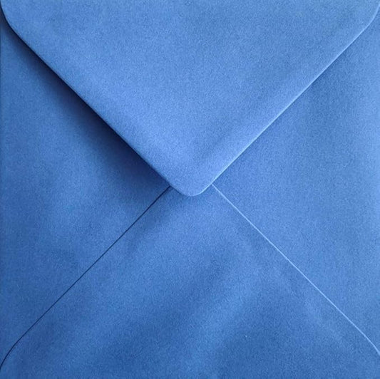 6" x 6" Cornflower Blue Square Greetings Card Envelope