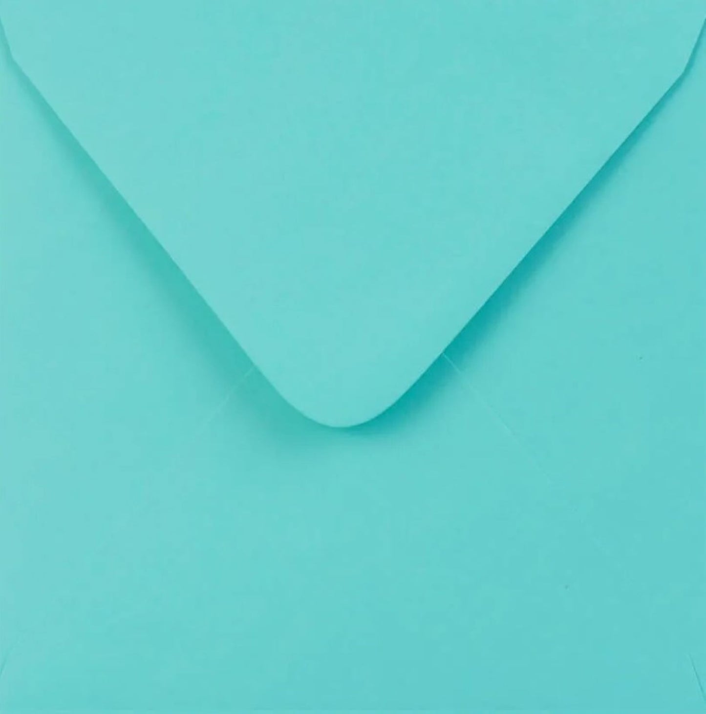 6x6 Aqua Turquoise Envelope 155mm x 155mm Coloured