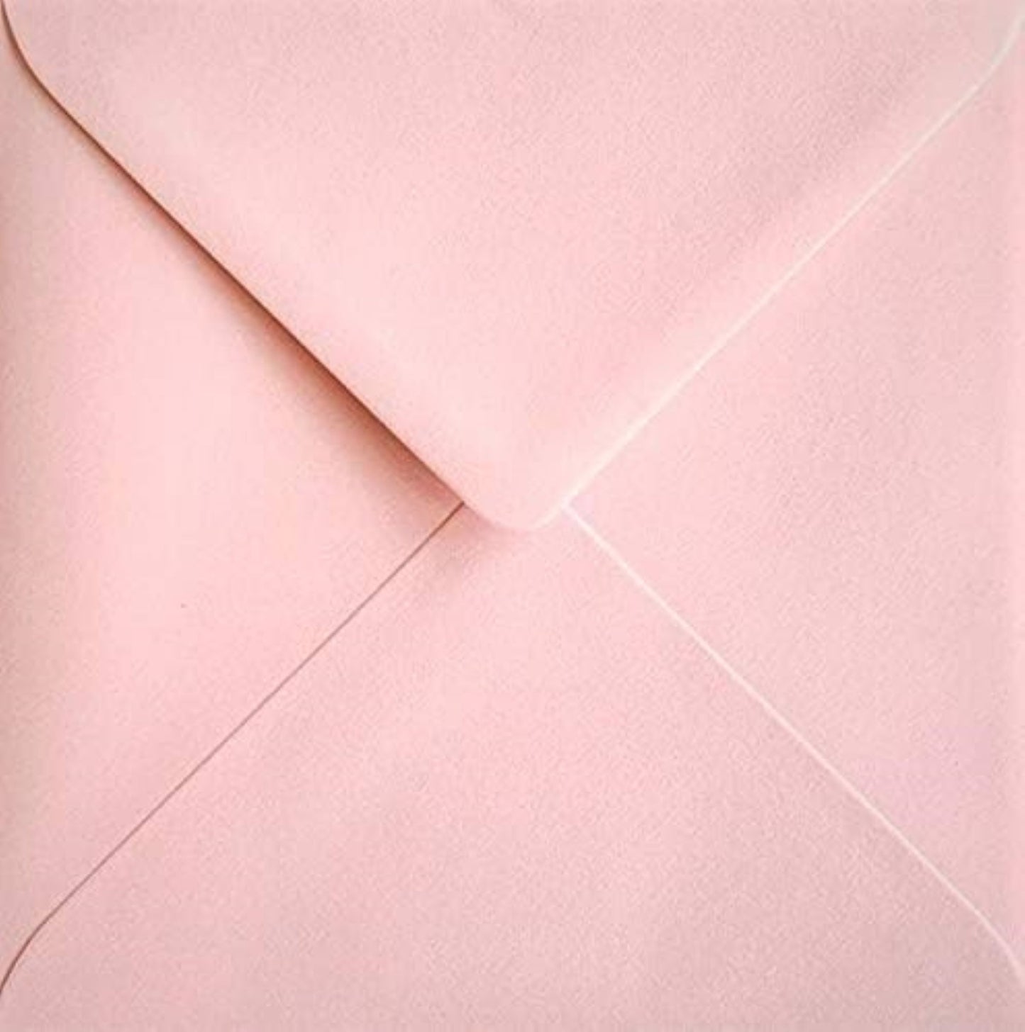 6x6 Pastel Light Pink Square Envelopes 155mm x 155mm