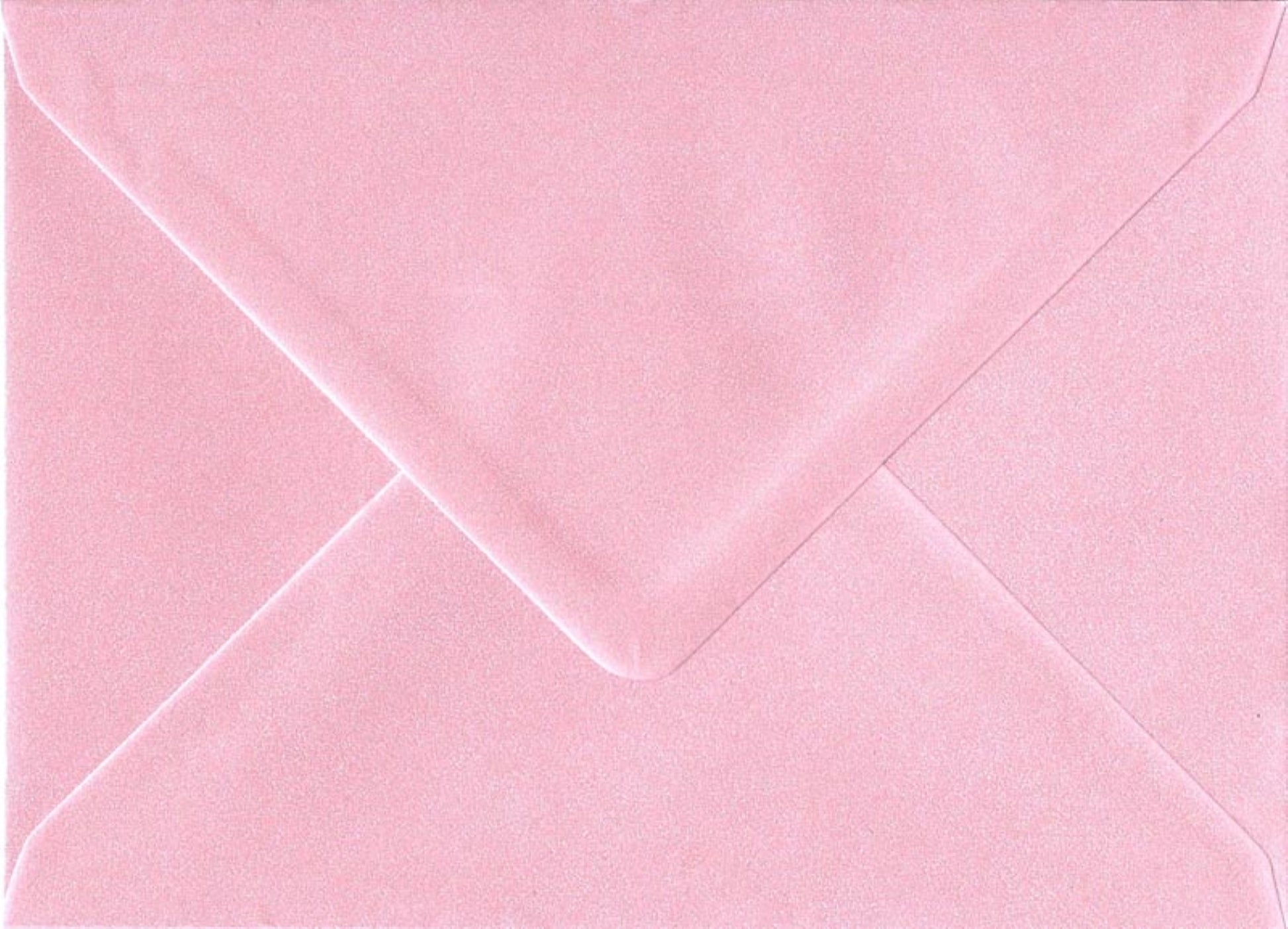 C6 Pink Envelopes Pearlescent Shimmer 114mm x 162mm for A6 Cards