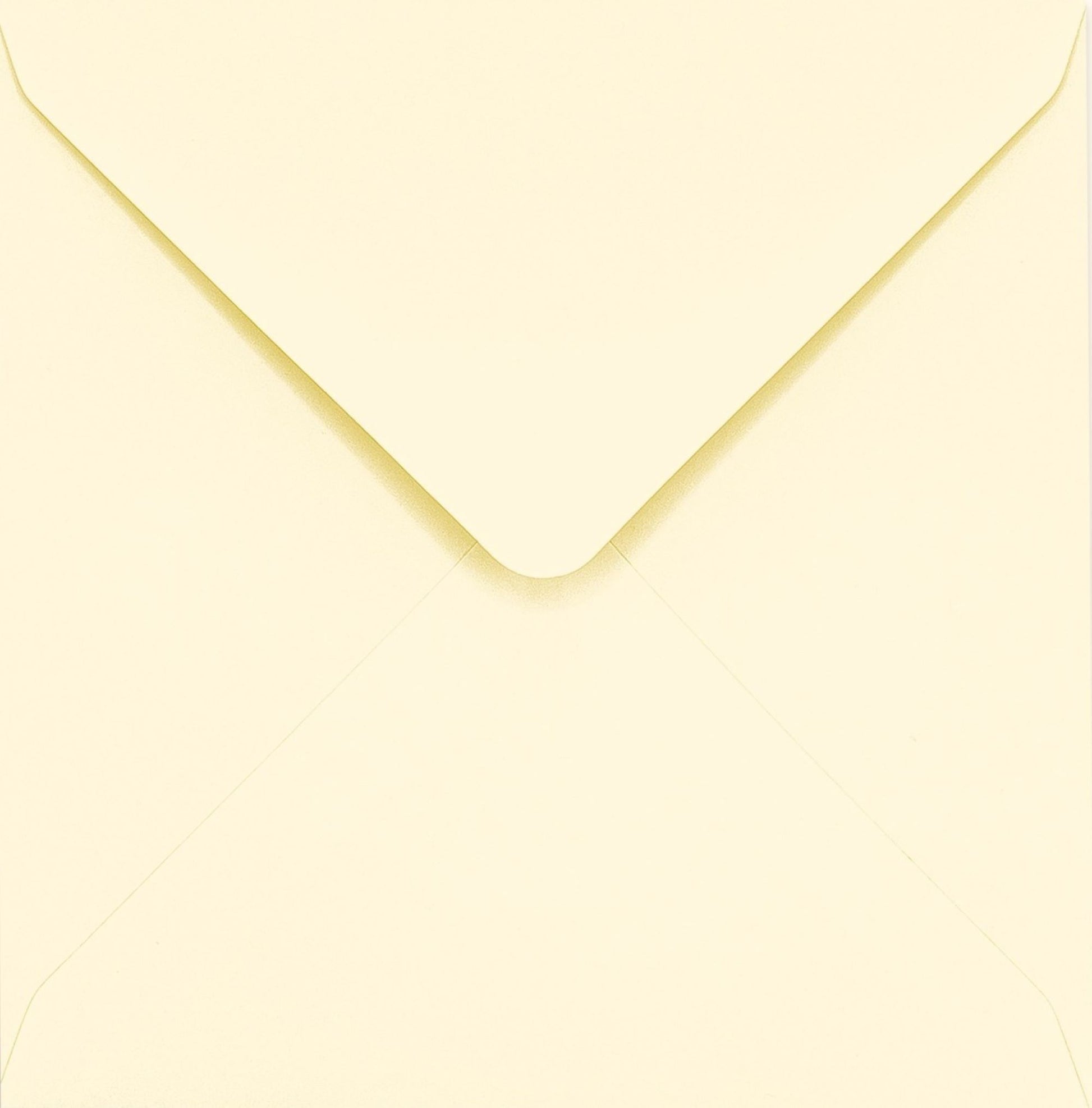 Square Ivory Cream Envelope for Greetings Cards and Invitations