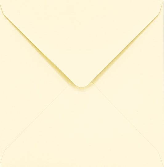 Square Ivory Cream Envelope for Greetings Cards and Invitations