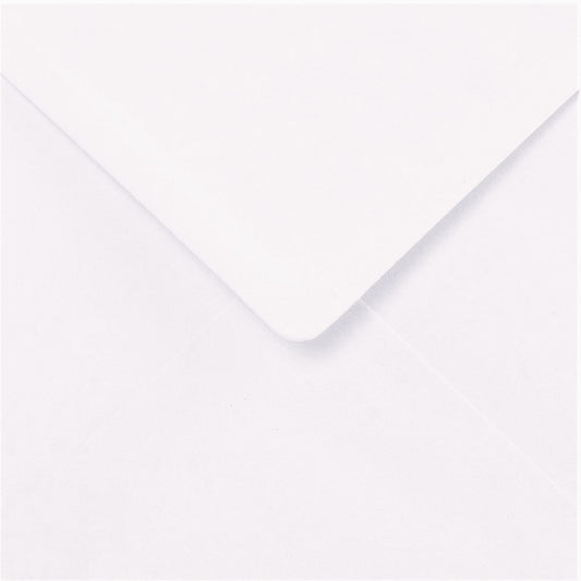 Square White Greetings Card Envelopes 100gsm Gummed