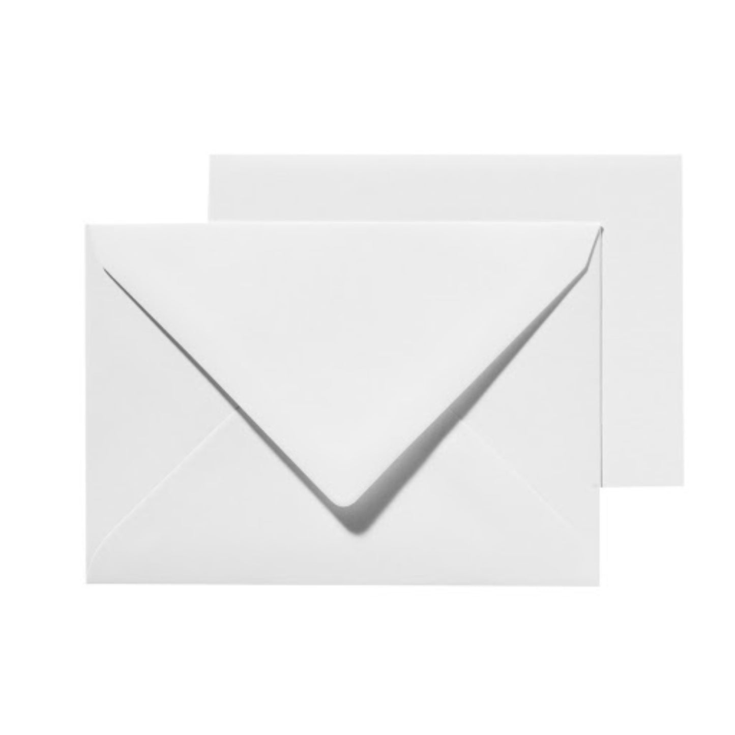 white Postcard Blanks and White Envelopes
