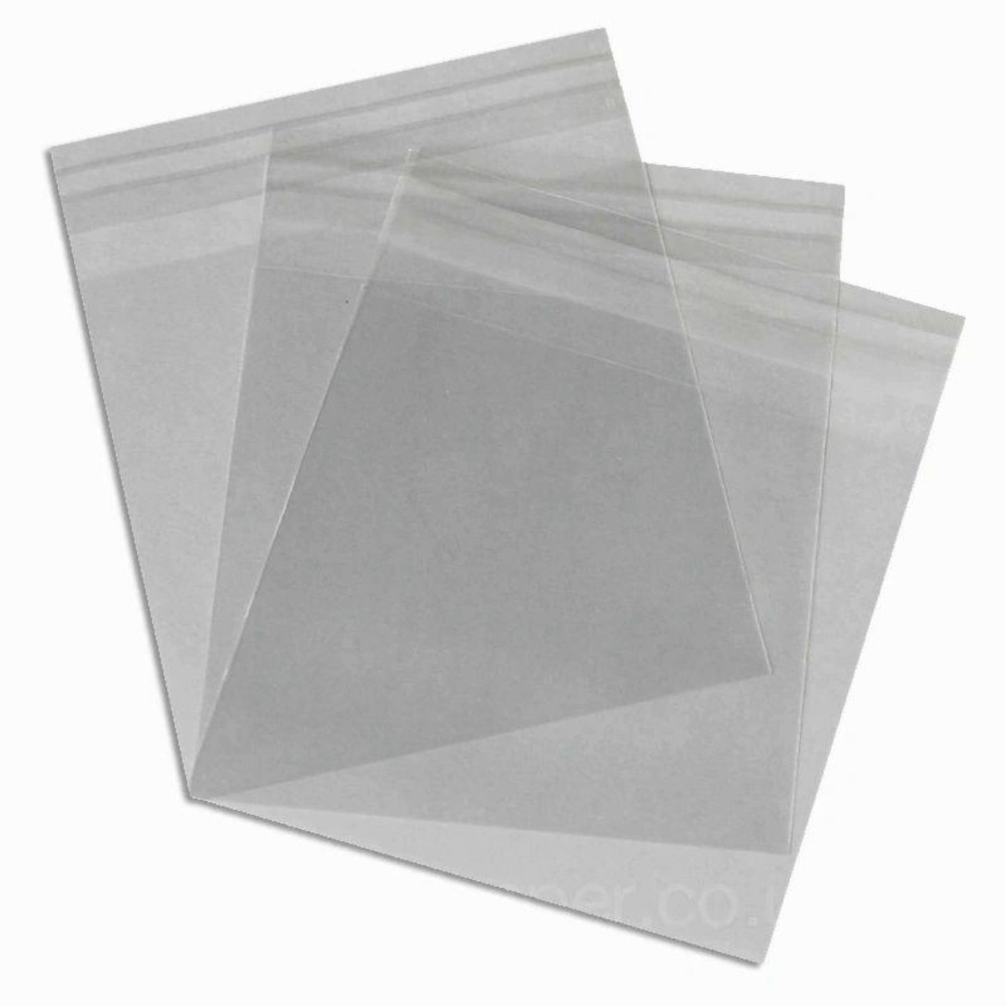 6x6 Self Seal Cellophane Card Square Display Bags