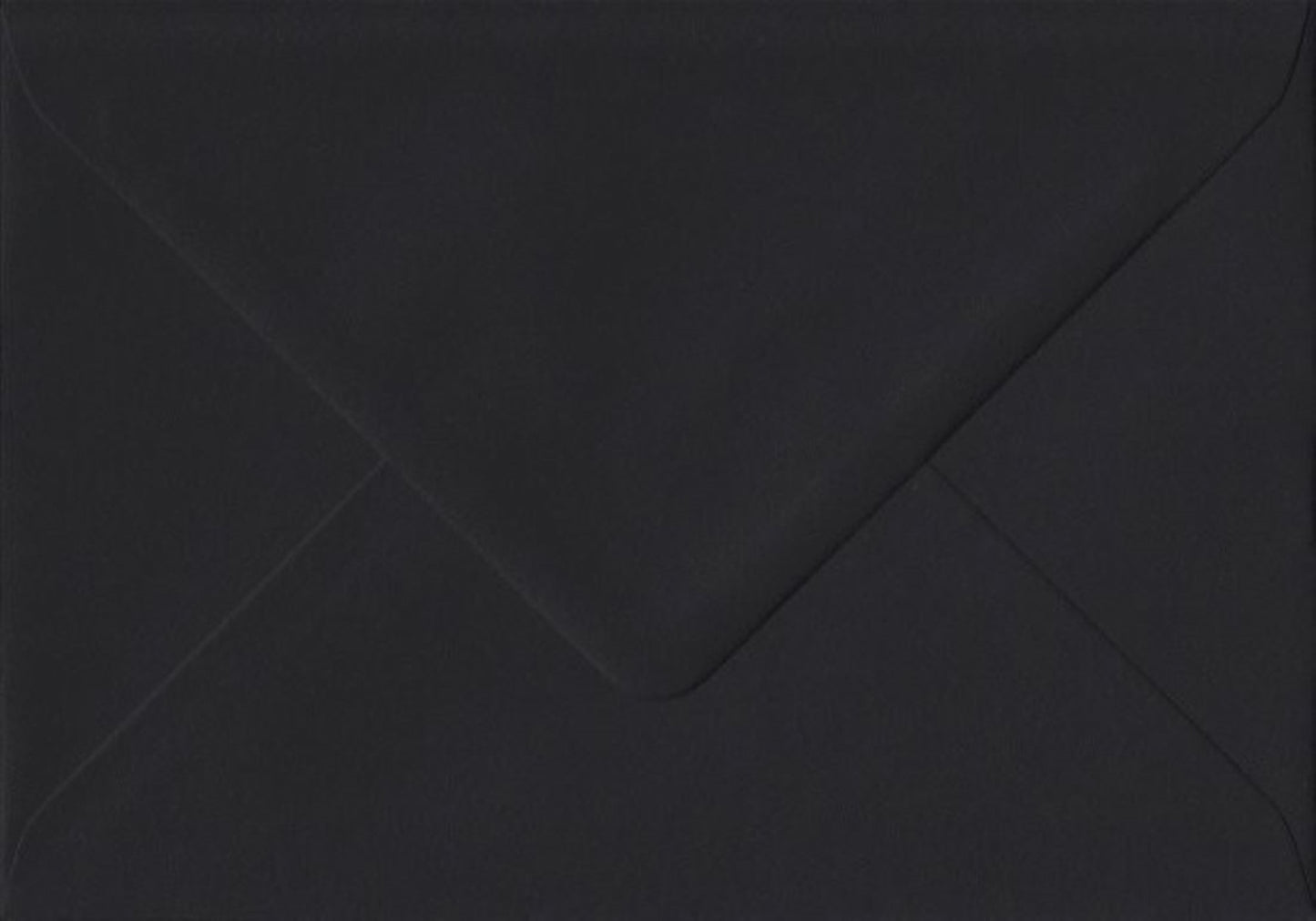 C6 Black Envelope Gummed 114mm x 162mm for A6 Cards