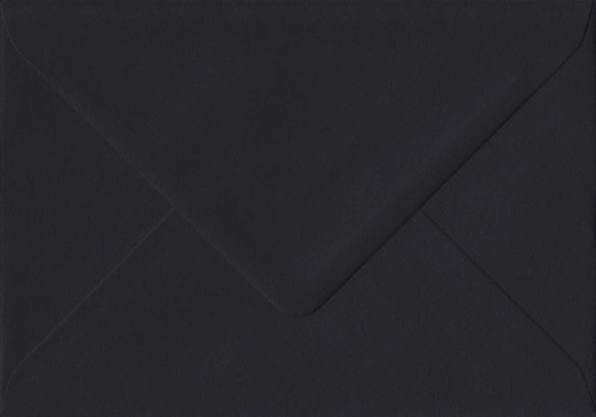 C6 Black Envelope Gummed 114mm x 162mm for A6 Cards