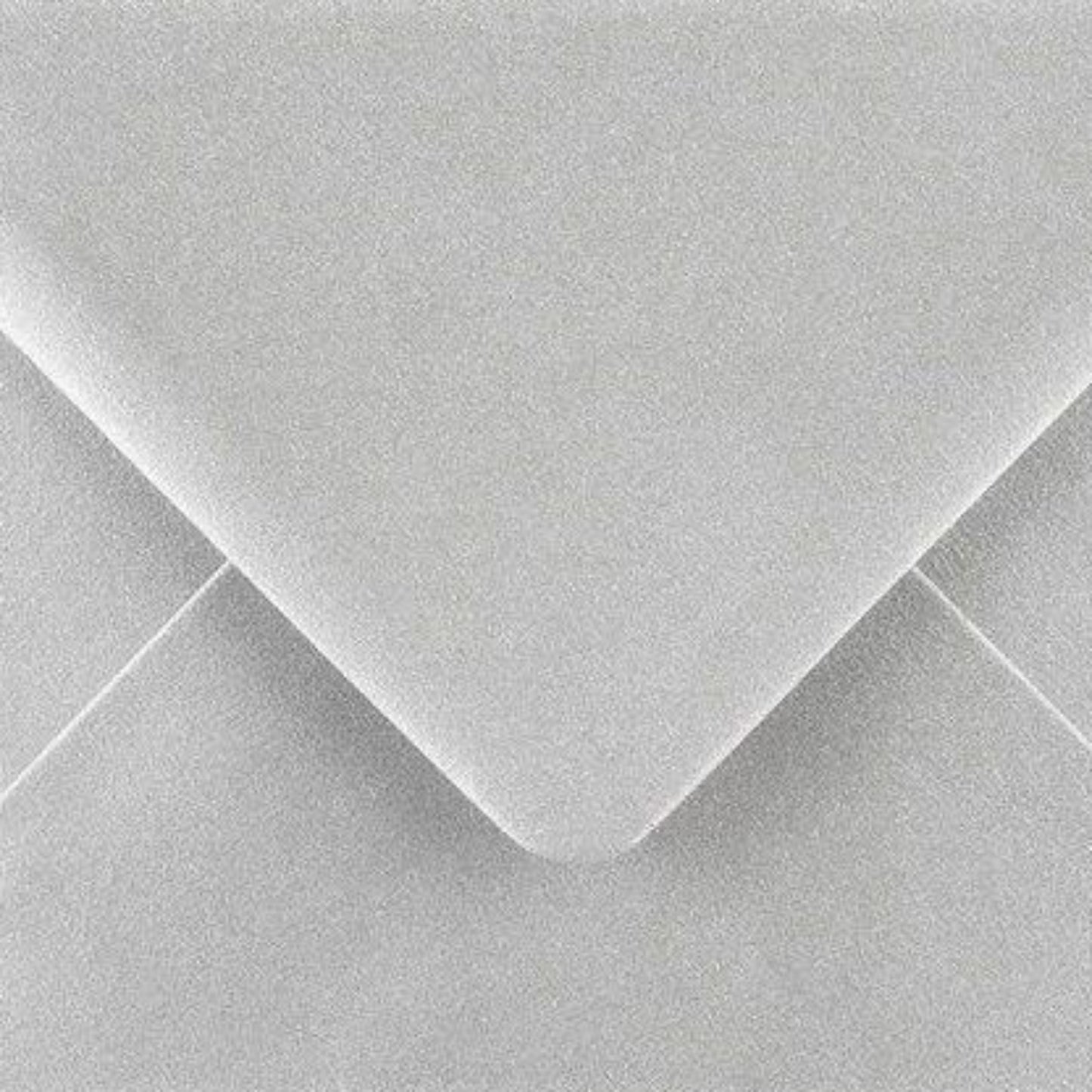 C6 Silver Envelope Metallic Pearlescent Shimmer