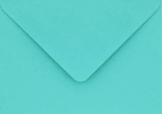 5" x 7" Aqua Turquoise Envelopes