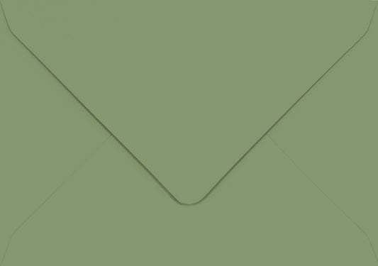 5x7 Olive Green Envelopes Coloured