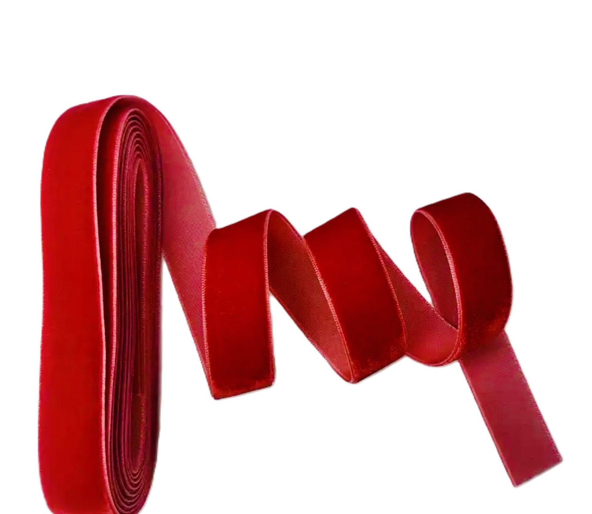 Christmas Red Velvet Ribbon 38mm Width