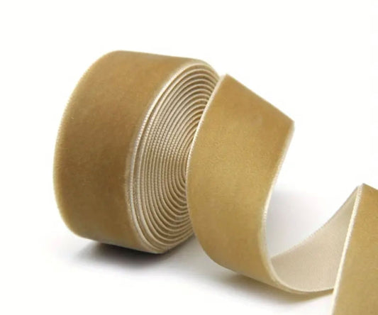 Gold Velvet Ribbon