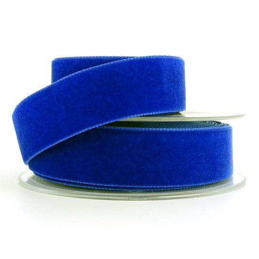 Royal Blue Velvet Ribbon 38mm Width