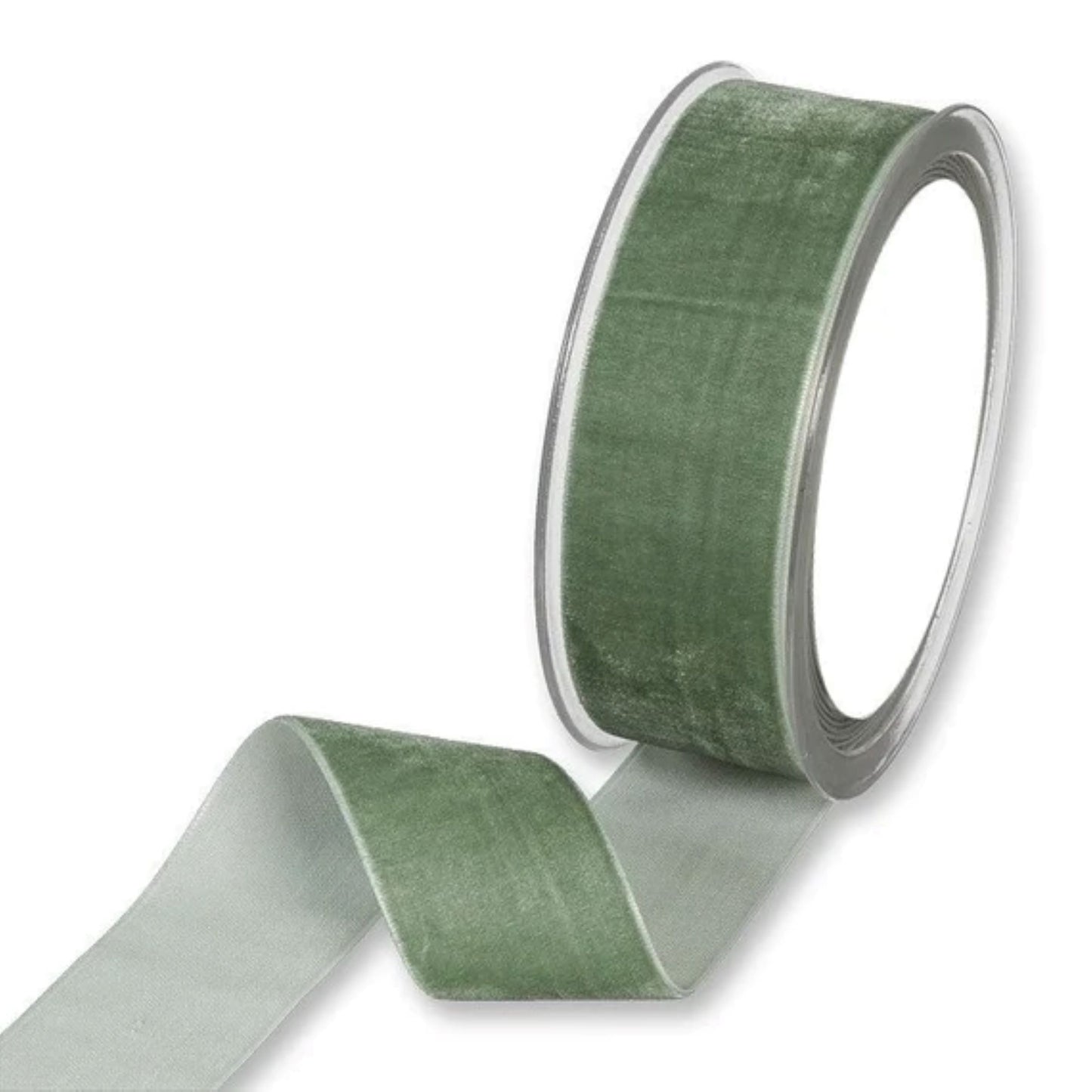 Sage Green Velvet Ribbon