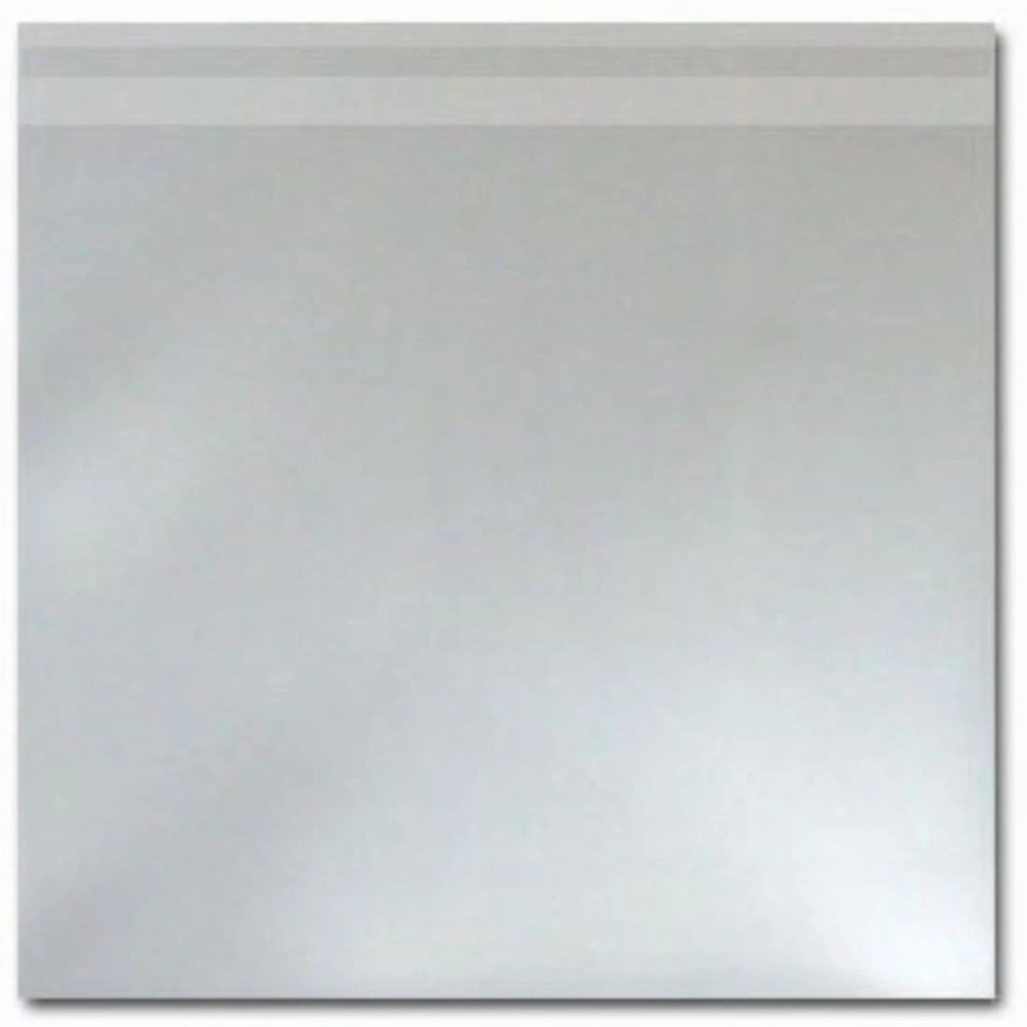 5" x 5" Clear cellophane sleeve card bag with self seal strip