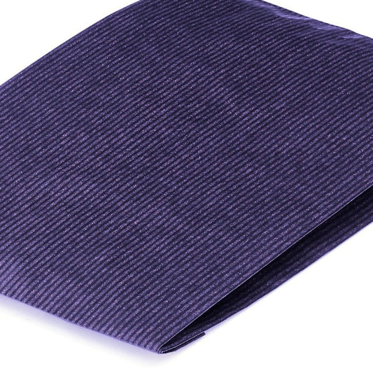 Blue Paper Counter Bags 15x4x21cm Heavyweight Ribbed Kraft