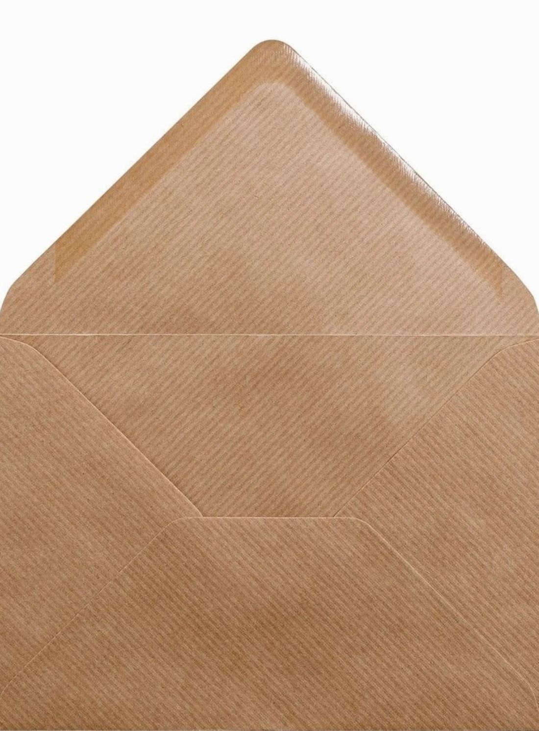 C6 Kraft Ribbed Envelope Recycled Brown